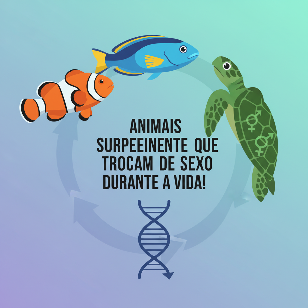 Animais Surpreendentes que Trocam de Sexo durante a Vida!