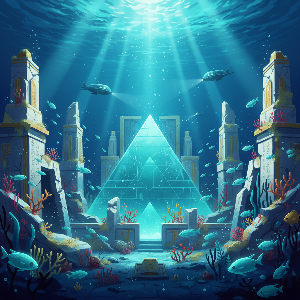 A cidade perdida de Atlantis: Mistério ou história oculta?