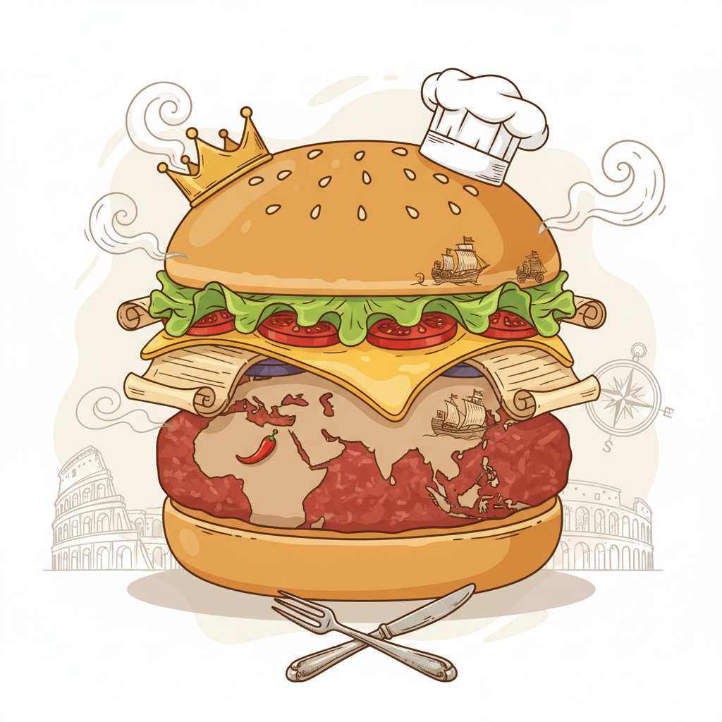 A origem do hambúrguer: Uma história picante e surpreendente!