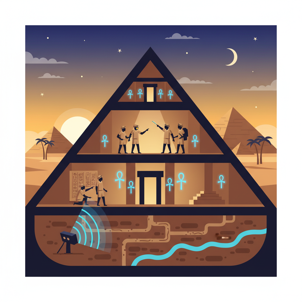 Descobertas Arqueológicas Revelam Mistérios Sobre as Pirâmides do Egito Antigo