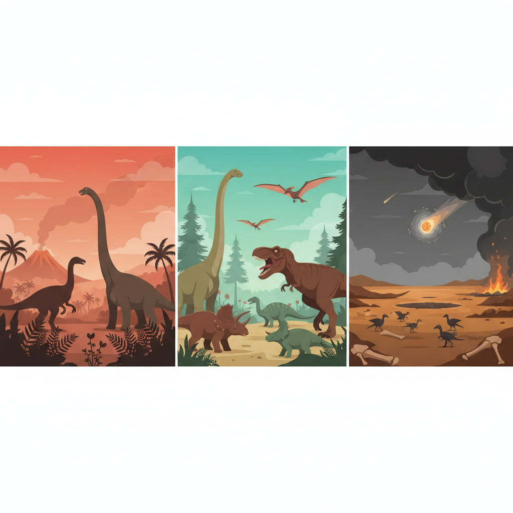 Curiosidades sobre a Formação e Desaparecimento dos Dinossauros