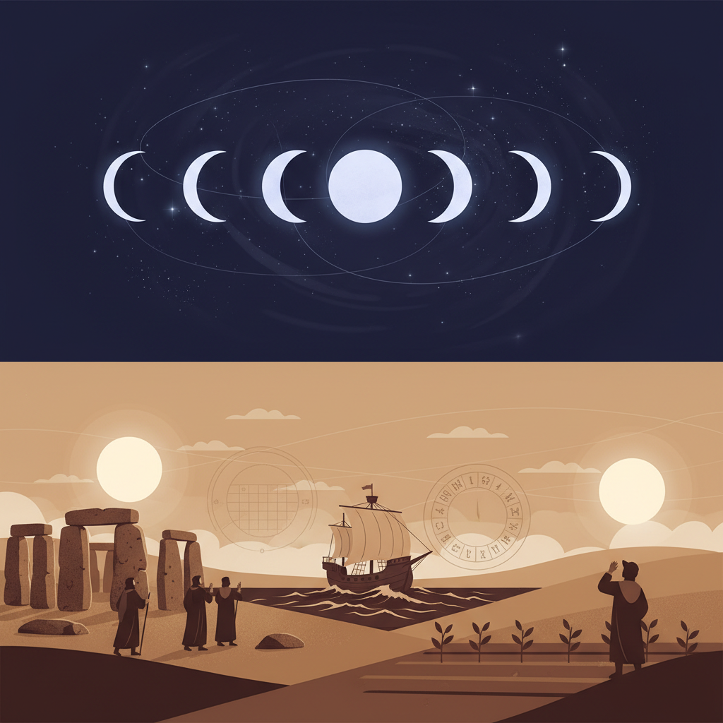 Curiosidades sobre os ciclos lunares e seus impactos na história humana