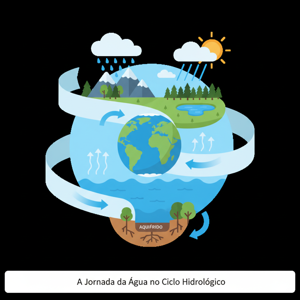 A Jornada da Água no Ciclo Hidrológico